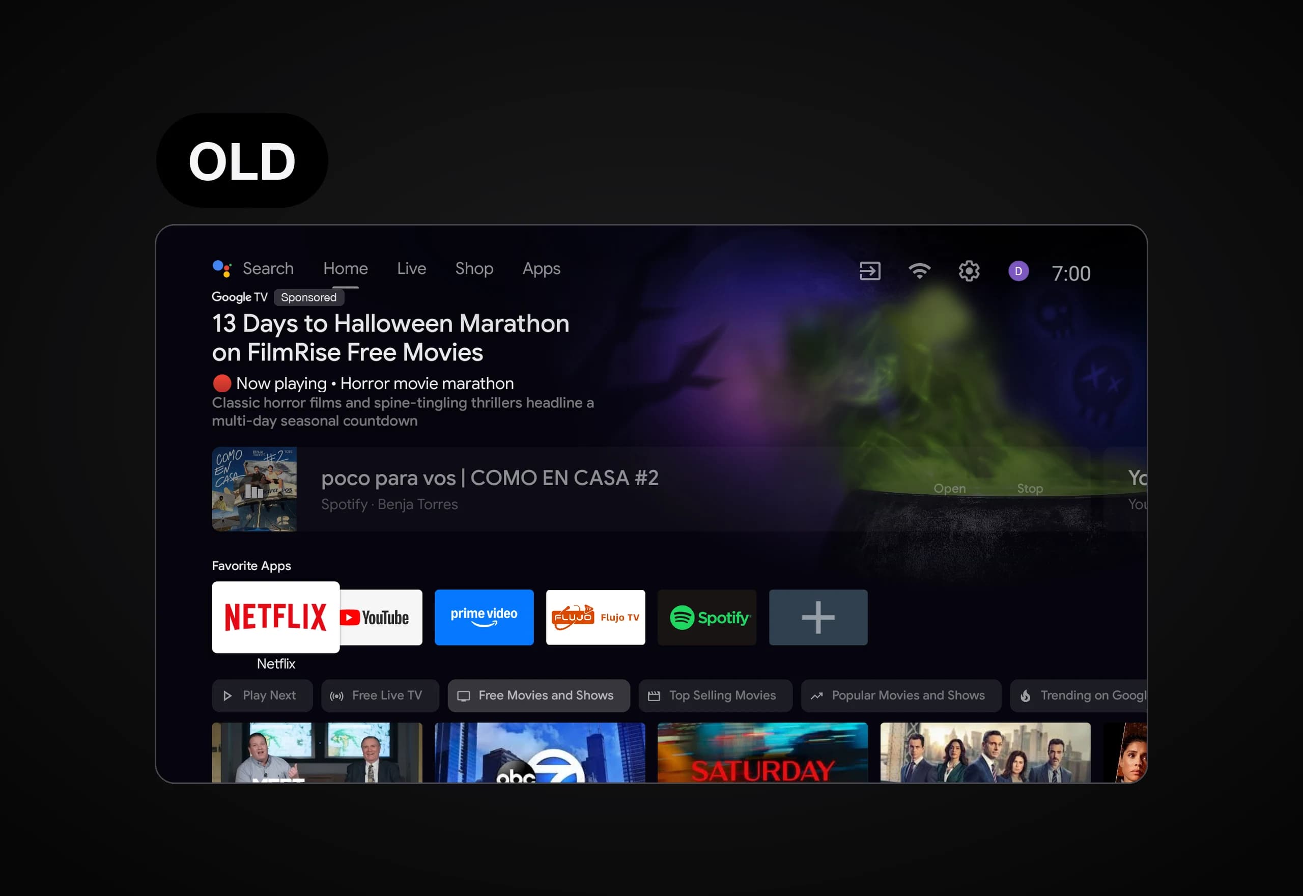 Android TV Home 1